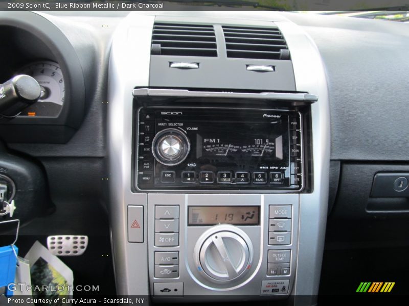 Blue Ribbon Metallic / Dark Charcoal 2009 Scion tC