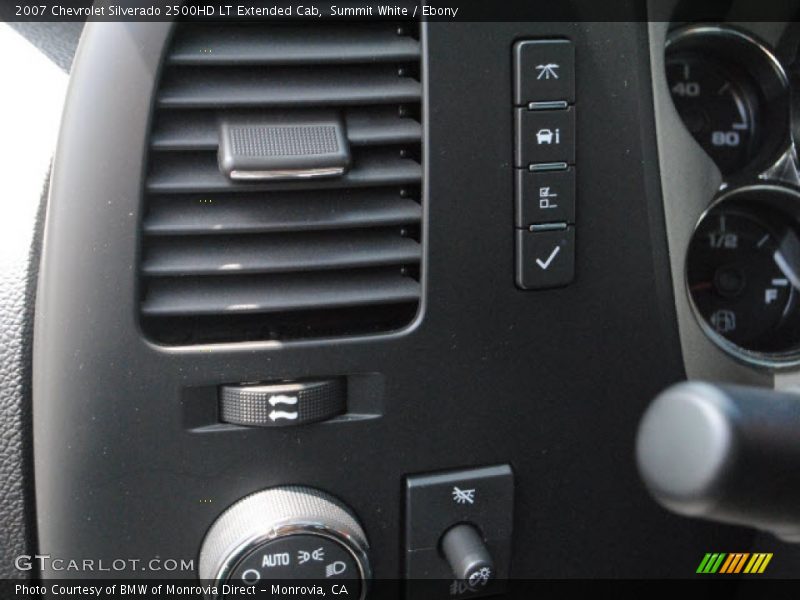 Summit White / Ebony 2007 Chevrolet Silverado 2500HD LT Extended Cab