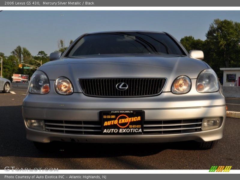 Mercury Silver Metallic / Black 2006 Lexus GS 430