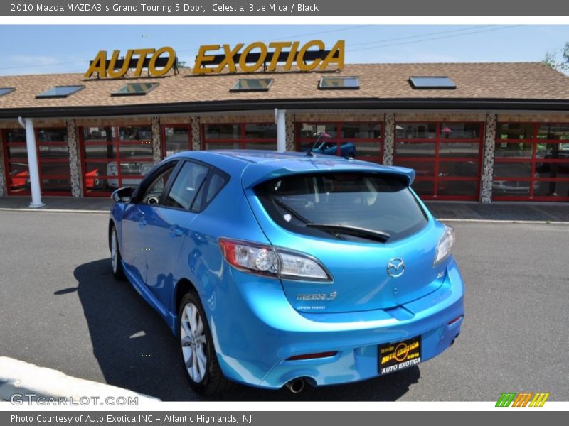 Celestial Blue Mica / Black 2010 Mazda MAZDA3 s Grand Touring 5 Door