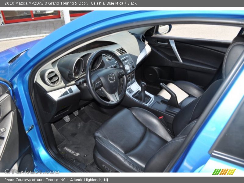 Celestial Blue Mica / Black 2010 Mazda MAZDA3 s Grand Touring 5 Door