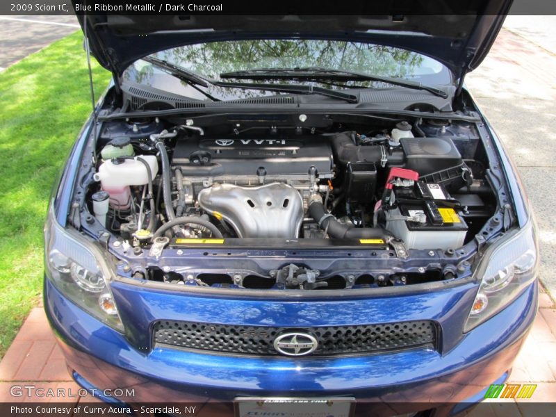 Blue Ribbon Metallic / Dark Charcoal 2009 Scion tC
