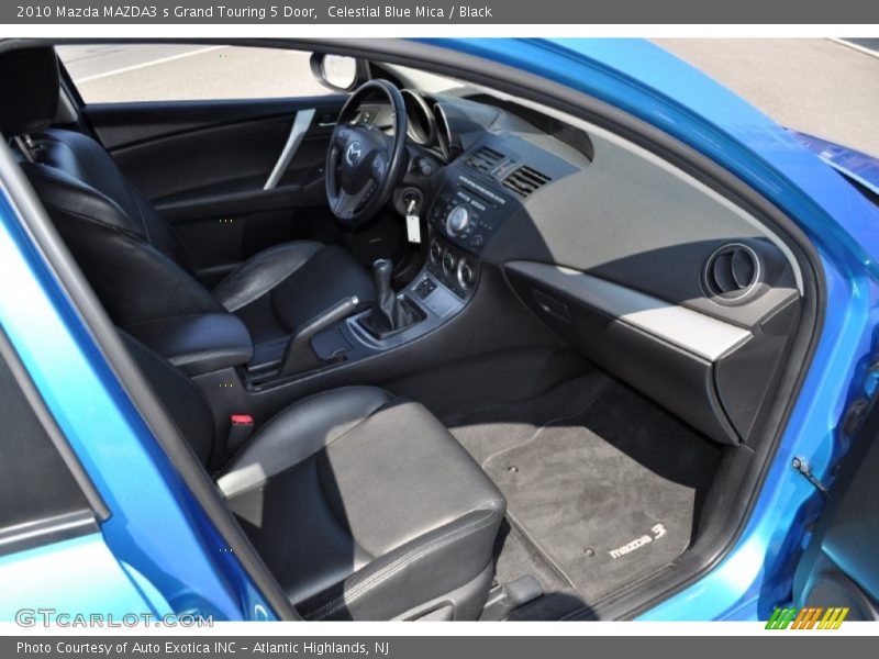 Celestial Blue Mica / Black 2010 Mazda MAZDA3 s Grand Touring 5 Door