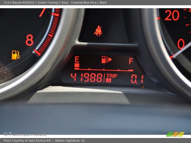 Celestial Blue Mica / Black 2010 Mazda MAZDA3 s Grand Touring 5 Door