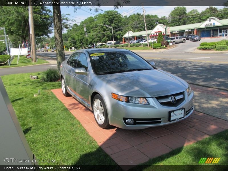 Alabaster Silver Metallic / Ebony 2008 Acura TL 3.2