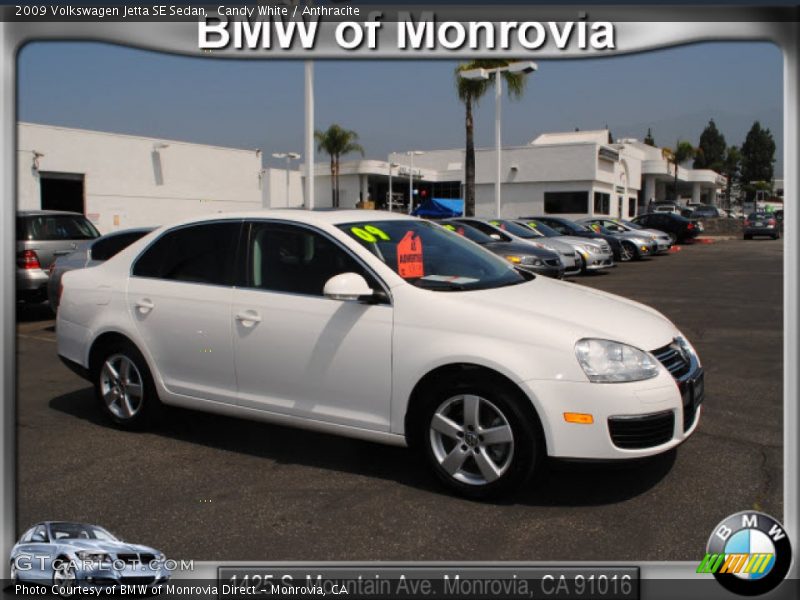 Candy White / Anthracite 2009 Volkswagen Jetta SE Sedan