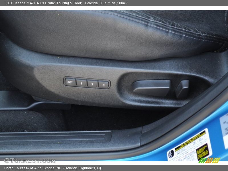 Celestial Blue Mica / Black 2010 Mazda MAZDA3 s Grand Touring 5 Door