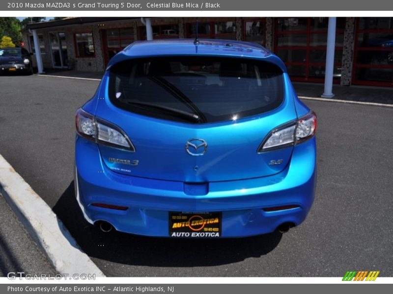 Celestial Blue Mica / Black 2010 Mazda MAZDA3 s Grand Touring 5 Door