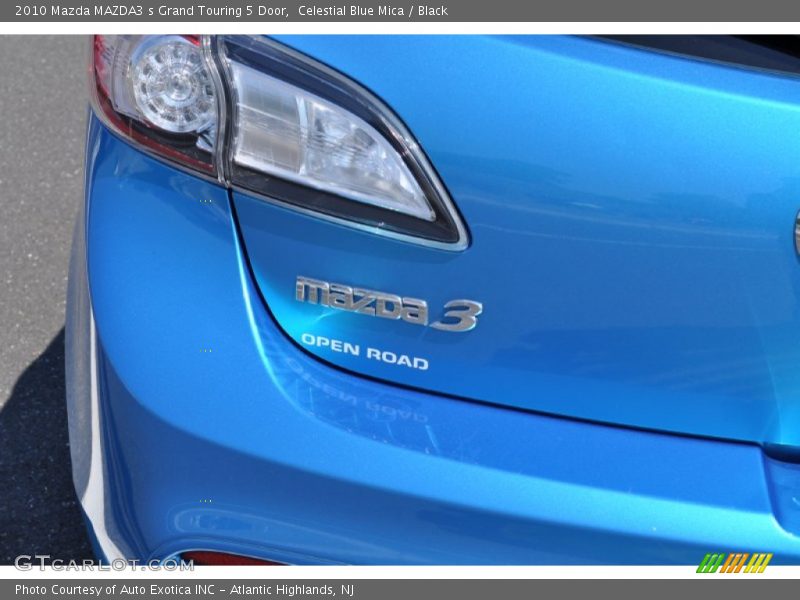 Celestial Blue Mica / Black 2010 Mazda MAZDA3 s Grand Touring 5 Door