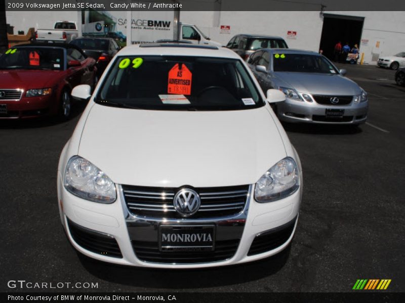 Candy White / Anthracite 2009 Volkswagen Jetta SE Sedan