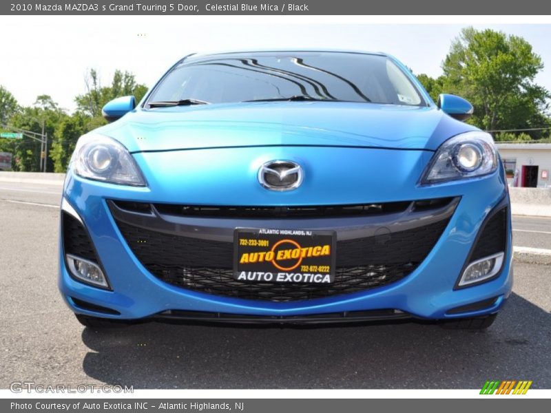 Celestial Blue Mica / Black 2010 Mazda MAZDA3 s Grand Touring 5 Door