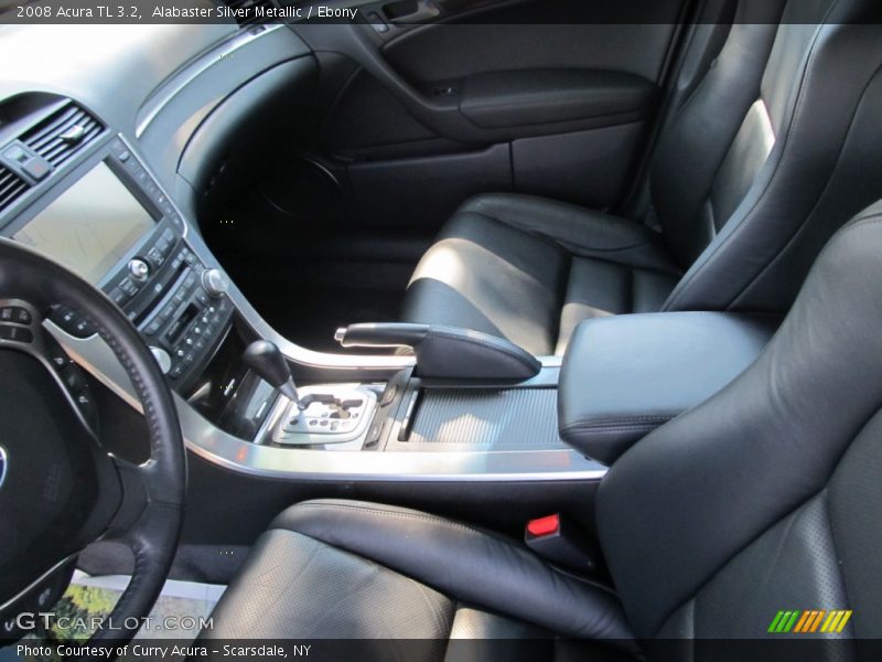 Alabaster Silver Metallic / Ebony 2008 Acura TL 3.2
