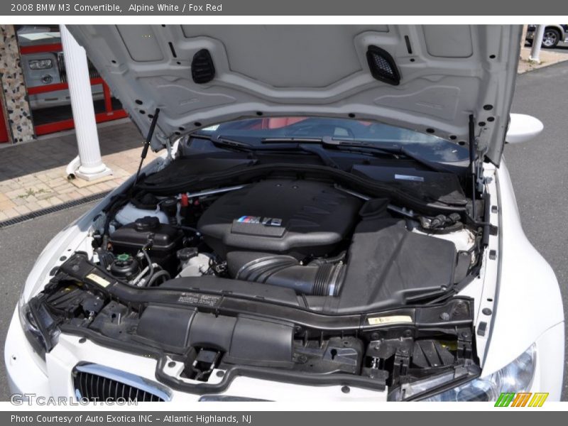 Alpine White / Fox Red 2008 BMW M3 Convertible