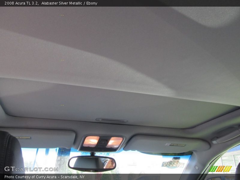Alabaster Silver Metallic / Ebony 2008 Acura TL 3.2