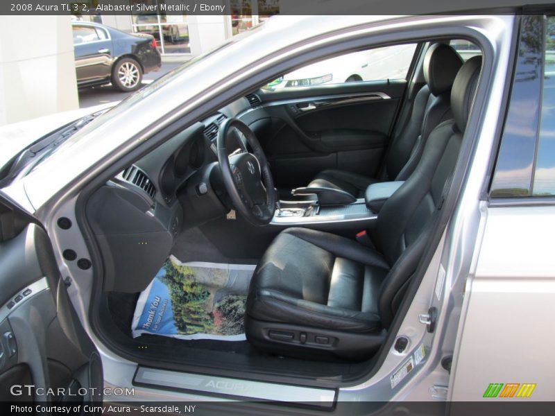 Alabaster Silver Metallic / Ebony 2008 Acura TL 3.2