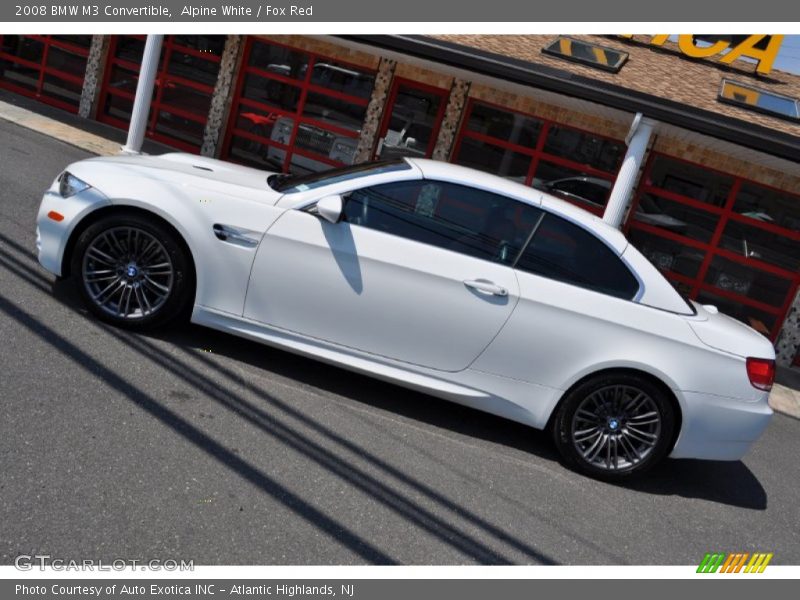Alpine White / Fox Red 2008 BMW M3 Convertible