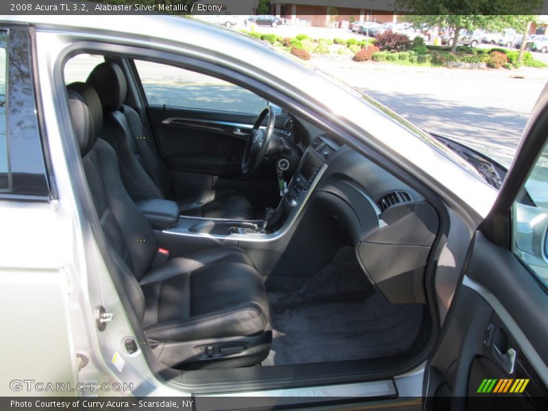 Alabaster Silver Metallic / Ebony 2008 Acura TL 3.2