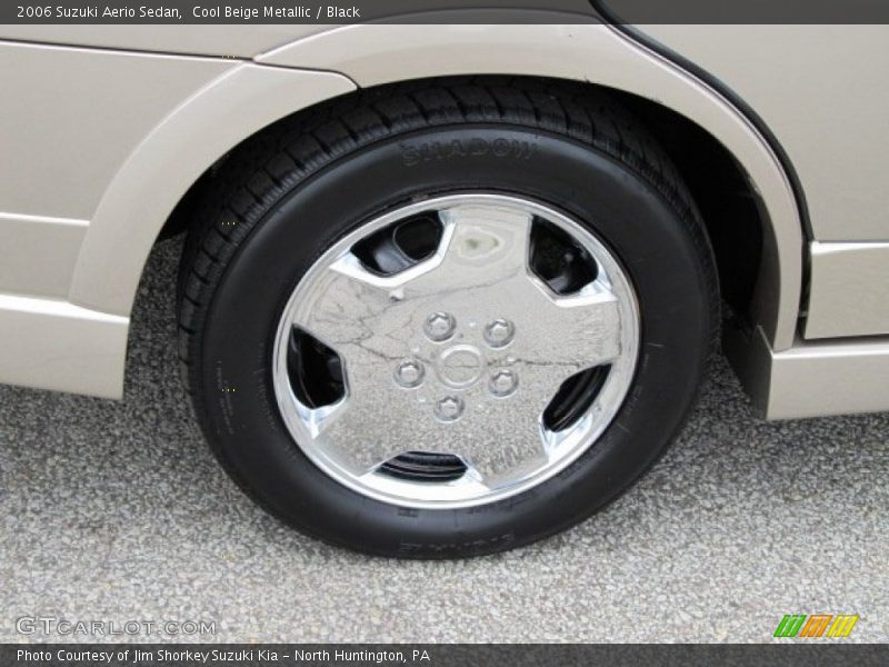 Cool Beige Metallic / Black 2006 Suzuki Aerio Sedan