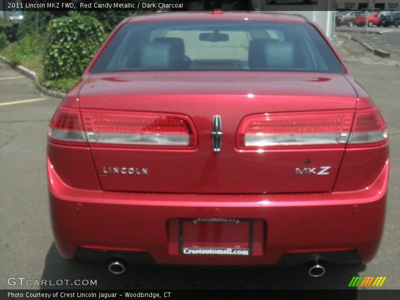 Red Candy Metallic / Dark Charcoal 2011 Lincoln MKZ FWD