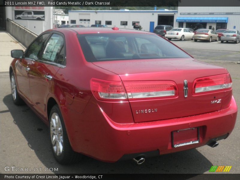 Red Candy Metallic / Dark Charcoal 2011 Lincoln MKZ FWD
