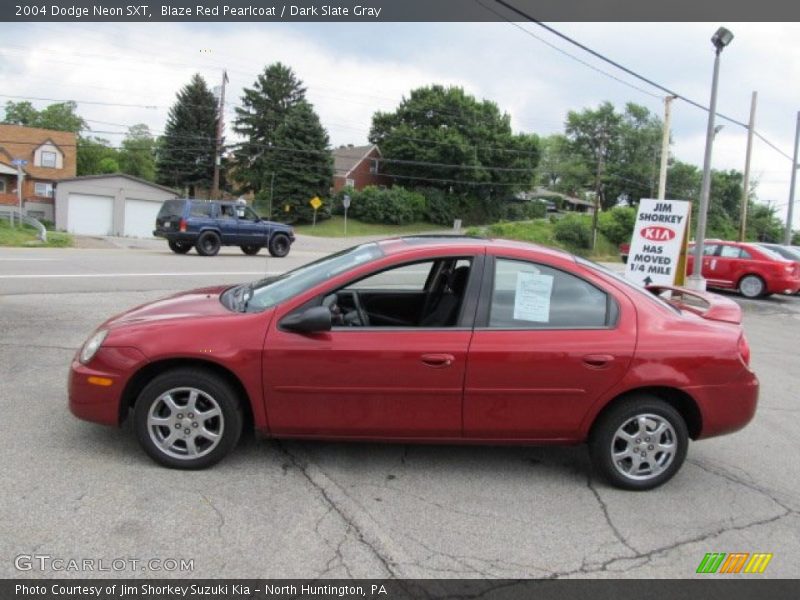 Blaze Red Pearlcoat / Dark Slate Gray 2004 Dodge Neon SXT