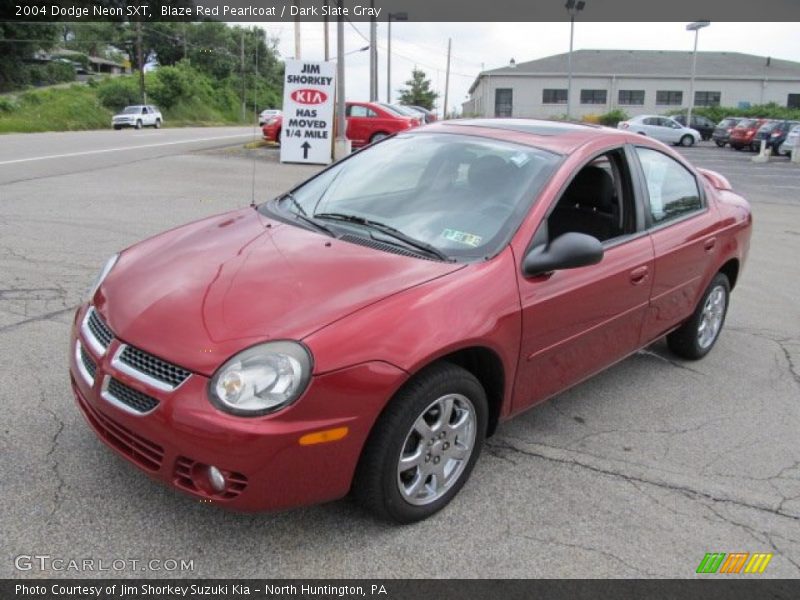 Blaze Red Pearlcoat / Dark Slate Gray 2004 Dodge Neon SXT