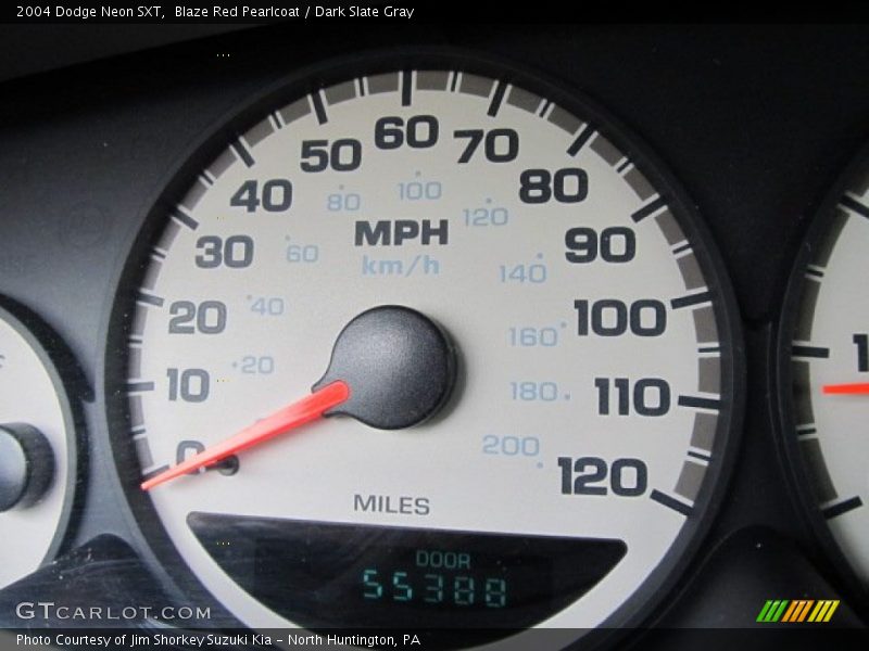 Blaze Red Pearlcoat / Dark Slate Gray 2004 Dodge Neon SXT