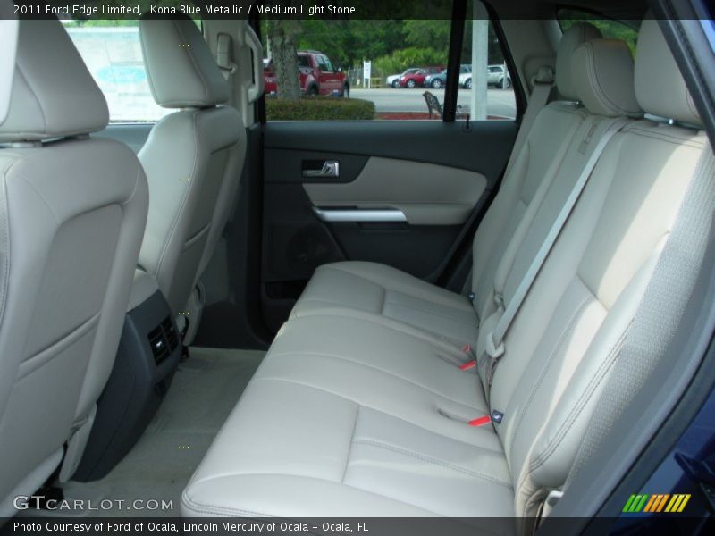 Kona Blue Metallic / Medium Light Stone 2011 Ford Edge Limited
