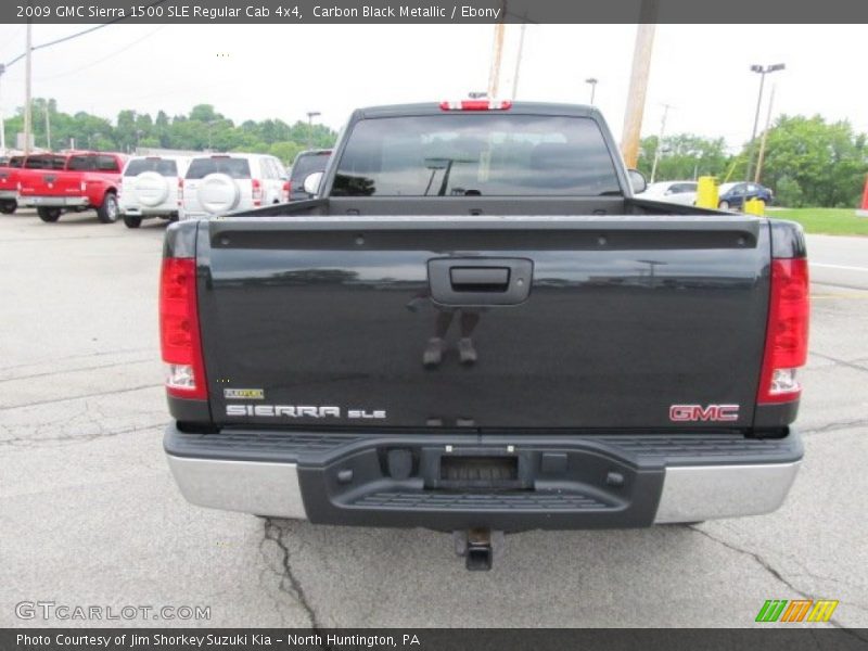 Carbon Black Metallic / Ebony 2009 GMC Sierra 1500 SLE Regular Cab 4x4