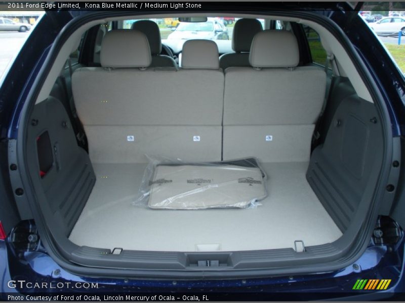 Kona Blue Metallic / Medium Light Stone 2011 Ford Edge Limited