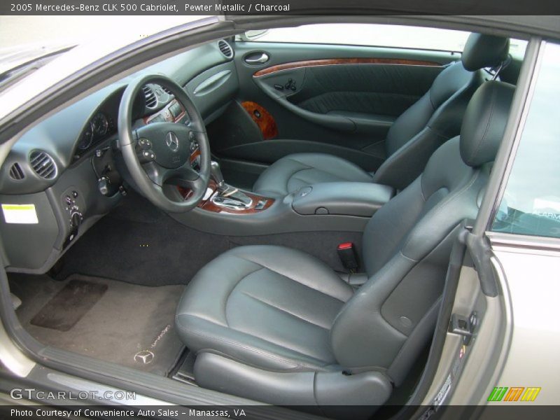  2005 CLK 500 Cabriolet Charcoal Interior