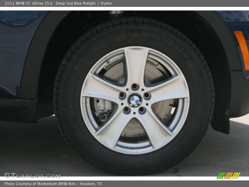 Deep Sea Blue Metallic / Oyster 2011 BMW X5 xDrive 35d