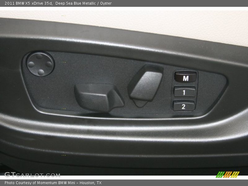 Deep Sea Blue Metallic / Oyster 2011 BMW X5 xDrive 35d