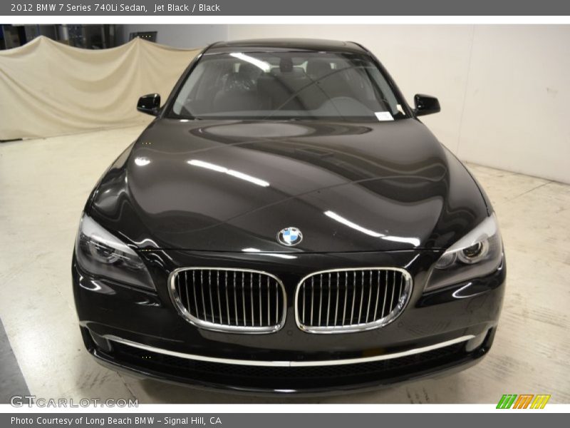 Jet Black / Black 2012 BMW 7 Series 740Li Sedan