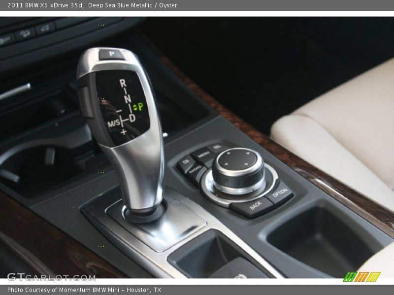 Deep Sea Blue Metallic / Oyster 2011 BMW X5 xDrive 35d