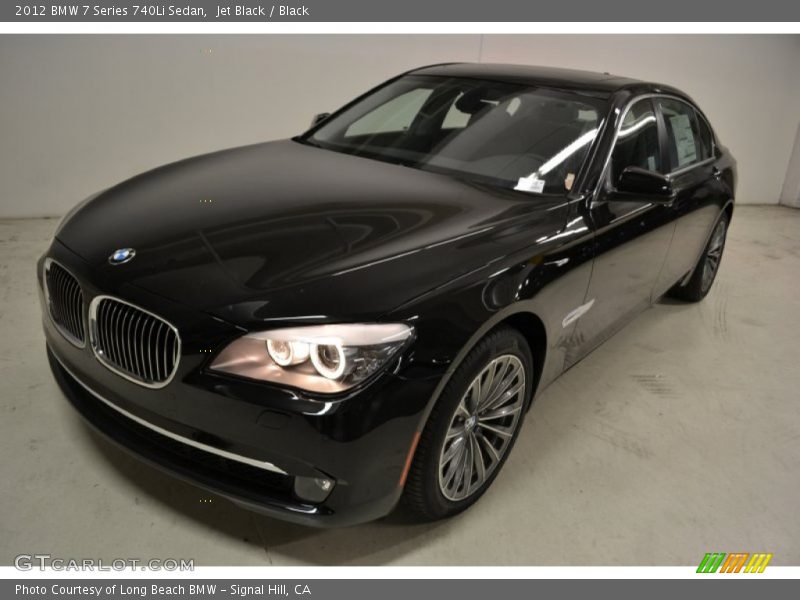 Jet Black / Black 2012 BMW 7 Series 740Li Sedan