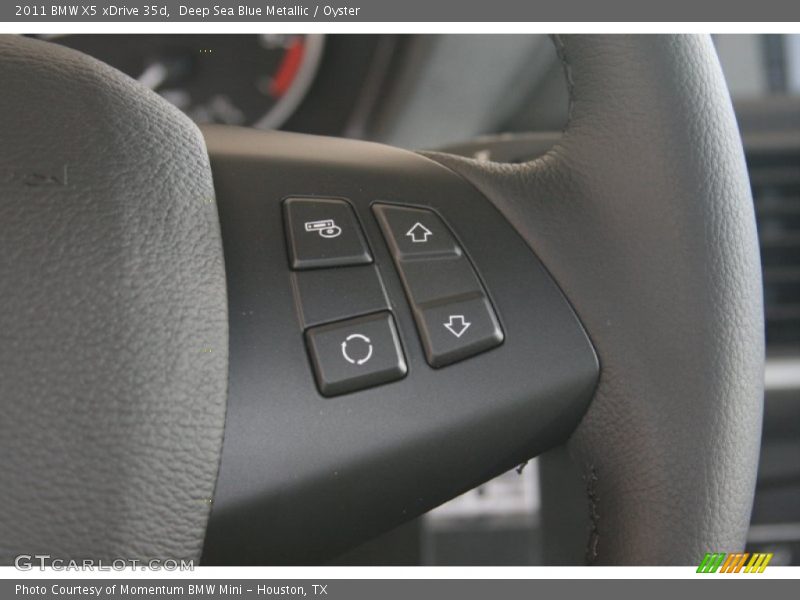 Deep Sea Blue Metallic / Oyster 2011 BMW X5 xDrive 35d