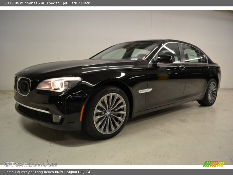 Jet Black / Black 2012 BMW 7 Series 740Li Sedan