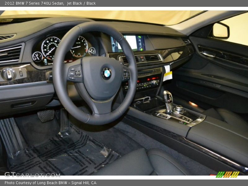 Dashboard of 2012 7 Series 740Li Sedan