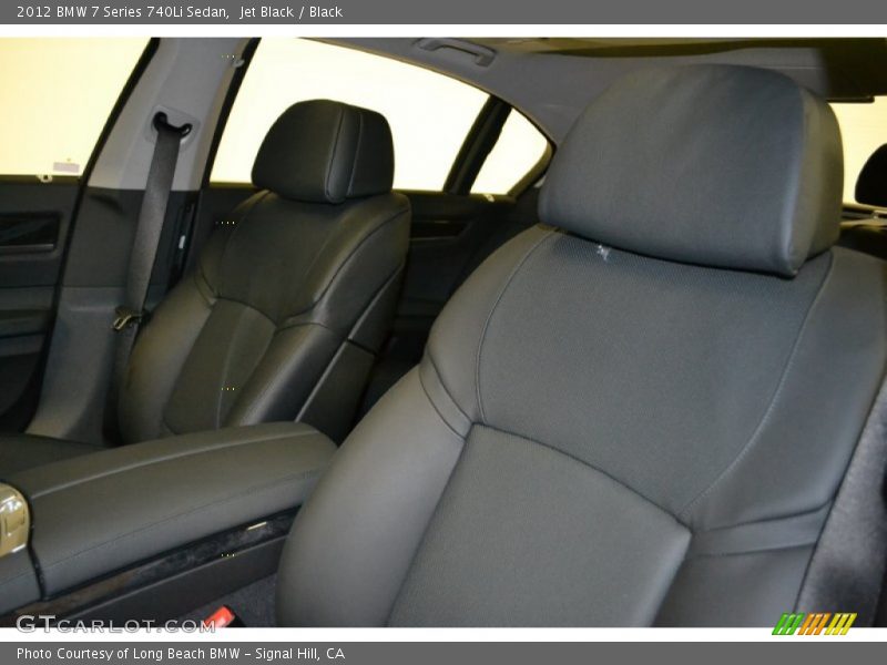 Jet Black / Black 2012 BMW 7 Series 740Li Sedan
