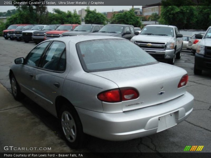 Ultra Silver Metallic / Graphite 2002 Chevrolet Cavalier LS Sedan