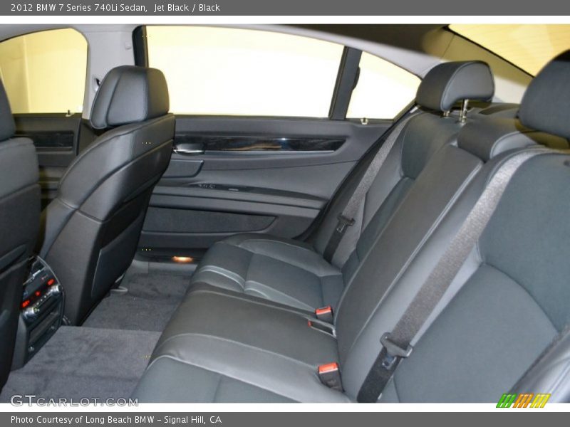  2012 7 Series 740Li Sedan Black Interior
