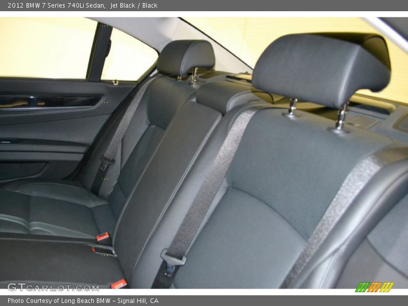 Jet Black / Black 2012 BMW 7 Series 740Li Sedan