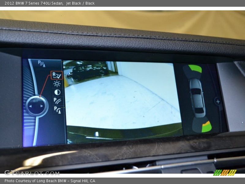 Jet Black / Black 2012 BMW 7 Series 740Li Sedan