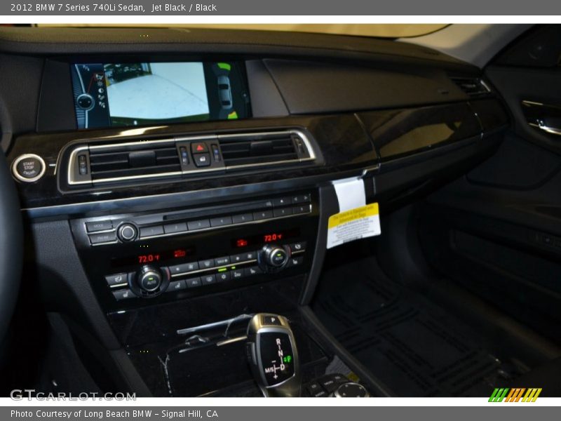 Jet Black / Black 2012 BMW 7 Series 740Li Sedan