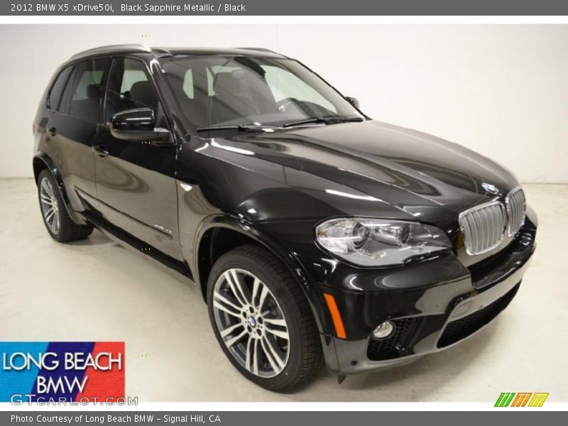 Black Sapphire Metallic / Black 2012 BMW X5 xDrive50i