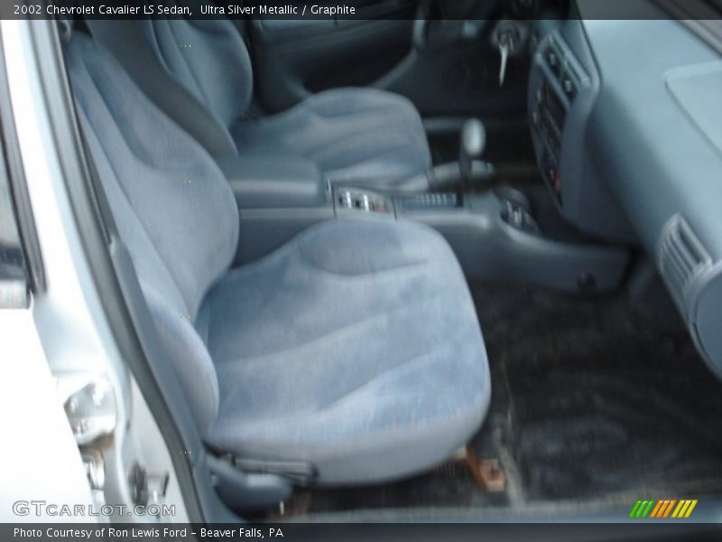 Ultra Silver Metallic / Graphite 2002 Chevrolet Cavalier LS Sedan