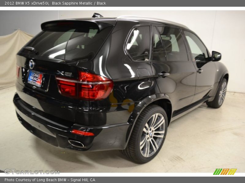 Black Sapphire Metallic / Black 2012 BMW X5 xDrive50i