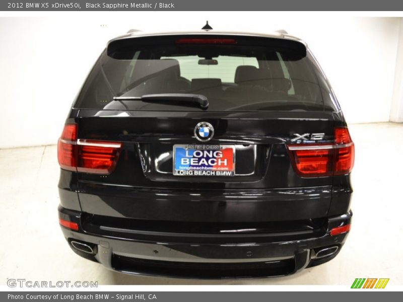 Black Sapphire Metallic / Black 2012 BMW X5 xDrive50i