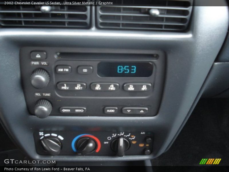 Controls of 2002 Cavalier LS Sedan